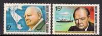 British Antartcic Territory      Churchill        Set     SC# 62-63 MNH** - Sir Winston Churchill