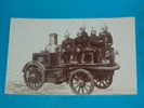 Sapeurs-pompiers )  London - Carte Photo -  L.F.B Motor . Stam Fire Engine ( Camion )- EDIT Prodert - Firemen