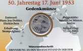 Panzer In Berlin Deutschland Numisblatt NB 3/2003 Mit 2342 10-KB SST 35€ Volksaufstand Am 17.Juni Bf Sheetlet Of Germany - Germany