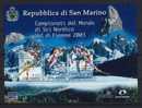 Filatelia Italiana - Repubblica Di San Marino - Campionato Mondiale Di Sci Nordico - Foglietto 71 - Anno 2003 - Blokken & Velletjes