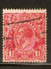 Australia KG V Head Stamp 3 Hlf Pence Used - Gebraucht