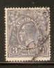 Australia KG V Head Stamp 3 Pence Used - Usados