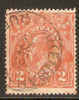 Australia KG V Head Stamp 2 Pence Used - Used Stamps