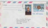 USA Air Mail Cover Sent To Denmark - Brieven En Documenten
