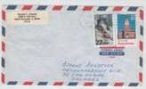 USA Air Mail Cover Sent To Denmark 12-9-1988 - Cartas & Documentos