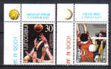 FRZ287 - YUGOSLAVIA  2001, Serie Catalogo Unificato N. 2934/35  ***  Volleyball - Sport Voor Mindervaliden