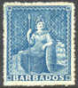 Barbados #25 SUPERB Mint No Gum From 1870 - Barbados (...-1966)