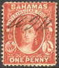 Bahamas #2a Used Victoria From 1860, Perf 14 - 1859-1963 Colonie Britannique