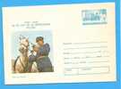ROMANIA Postal Stationery  Cover 1979. Police Mission. Transmitter Device. Horse - Policia – Guardia Civil