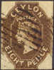 Ceylon #8 (SG #7) Used 8p Victoria From 1859 - Ceylan (...-1947)