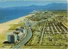 Carte Postale 66 - Saint Cyprien Plage - Vue Aérienne : Port Cipriano Et La Camping, Les Albères Très Beau Plan - Saint Cyprien