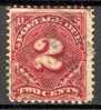 United States Postage Due 1895 Mi. 23   2 C Numbers Ziffern Chiffre - Segnatasse