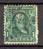 United States 1903 Mi. 138 X   1 C Benjamin Franklin Perforation ERROR Variety 'Big Tooth' !! - Usados