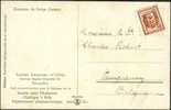 Carte (société CIBA) Avec Préo Bruxelles 1923 Vers Dampremy - Sobreimpresos 1922-31 (Houyoux)