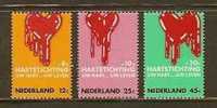 NEDERLAND 1970 Mint Hinged Stamp(s) Heart Health 975-977 #2002 - Ungebraucht