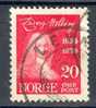 Norway 1934 Mi. 170  20 Ø Geburtstag Ludvig Holberg Poet Dichter - Oblitérés