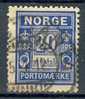Norway Postage Due 1899 Mi. 5 II A   20 Ø Portomærke - Gebruikt