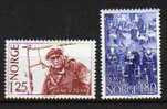 NORVEGE      Neuf **     Y. Et T.  N° 729 Et 730         Cote: 2,25 Euros - Unused Stamps