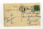 - GRANDE BRETAGNE 1911/35 .  AFFRANCHISSEMENT SIMPLE SUR CP DE 1936  POUR LA FRANCE - Cartas & Documentos