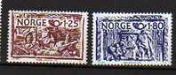 NORVEGE      Neuf **     Y. Et T.  N° 777 Et 778         Cote: 1,75 Euros - Neufs