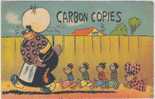 COMIC - BLACK AMERICANA - MOTHER And FIVE KIDS - " CARBON COPIES " - CIRCA - 1940´s - Non Classificati