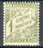 Monaco Postage Due 1904 Mi. 1   1 C Numbers Ziffern Chiffre MH - Taxe