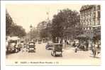 Paris: Boulevard Bonne Nouvelle, Autobus, Automobile (10-1451) - Arrondissement: 02