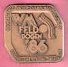 OOSTENRIJK AUSTRIA MEDAL WM FELDBOGEN 1986 10th WORLD FIELD ARCHERY CHAMPIONSHIPS AUSTRIA 1986 55x55 MM 64 GRAM - Altri & Non Classificati