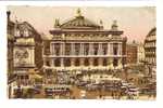 Paris: Place De L' Opera, Automobile, Autobus (10-1457) - Arrondissement: 02
