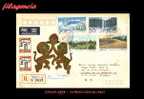 ASIA. CHINA. ENTEROS POSTALES. SOBRE CIRCULADO 1994 SHANGHAI-HABANA - Enveloppes