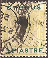 CYPRUS..1825..Michel # 102...used. - Zypern (...-1960)