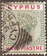 CYPRUS..1894..Michel # 26...used. - Cipro (...-1960)