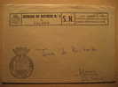 TOLEDO 1989 A Muros Coruña Juzgado Distrito 2 Ley Law Court Justice Franquicia Sobre Cover Lettre - Franquicia Postal