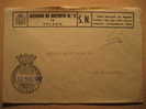 TOLEDO 1987 A Muros Coruña Juzgado Distrito 2 Ley Law Court Justice Franquicia Sobre Cover Lettre - Franchise Postale