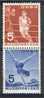 Japan 1957, 12th National Athletic Meet (vertical Pair), Sport *, MLH - Neufs