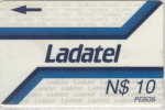 # MEXICO A4 Blue Ladatel 10 Gpt   19MEXA Tres Bon Etat - Mexiko