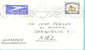 Lettre / Cover / Brief  Air Mail 1938 Johannesburg -- Kiel (D) " Post Early For Quick Delivery / Pos Vroeg Vir Vroee Afl - Covers & Documents