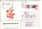 RARE RUSSIA Postal Cover With Kolguyev Island Overprint 1994 - Covers & Documents