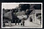 1958 Postcard Holidaymakers At Cockington Forge Torquay With "June Dairy Festival" Slogan Postmark Cancel - Ref 535 - Torquay