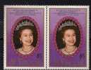 GRANADINES OF ST. VINCENT ANNIVERSARY QUEEN ELIZABETH II & VICTORIA PAIR -9 MNH - St.Vincent (1979-...)