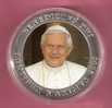VATICAAN  MEDAL 2005 POPE BENEDICTUS XVI IN COLOUR - Altri & Non Classificati