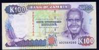 ZAMBIA : 100  Kwacha - P34  - 1991  - FDS - Zambia