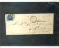 19/492   1862  CACHET ANVERS SIMPLE CIRCLE    20C BLEU - 1858-1862 Medaillons (9/12)