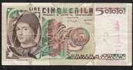 ITALIE P105a   5000  LIRE  1979 #DA/A        F-VF - 5000 Liras