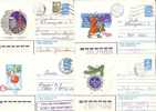 FOUR GOOD USSR / RUSSIA Postal Covers - Happy New Year - New Year
