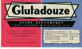 BUVARD - Laboratoires E. BOUCHARA  Glutadouze Acide Glutamique  Anémies Asthénies - Chemist's