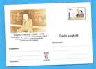 ROMANIA Postal Stationery Postcard 1998. IT PC Computer.G.Moisil Mathematician Computer Pioneer - Informatique