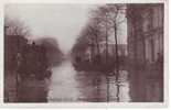 Paris Inondation 1910 Avenue Félix Faure Cpa Animée - Überschwemmungen