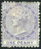 Dominica #1 (SG #1) Mint Hinged 1p Victoria From 1874 - Dominique (...-1978)