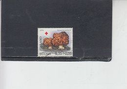FINLANDIA 1970 - Unificato 717° -  Croce Rossa - Funghi - Used Stamps